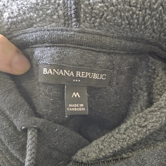 ⭐️Banana Republic Womans Charcoal Sweatshirt Size Med - Picture 5 of 5